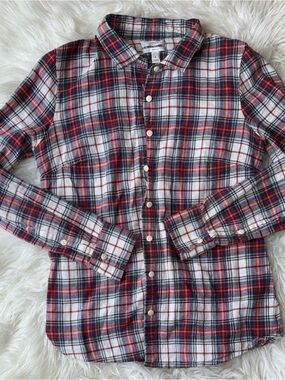 J. Crew Plaid Button-Down Shirt